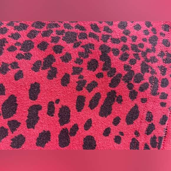 Y2K Vintage Victoria’s Secret Animal Print Cami Tank Top in Red & Black sz Small - Picture 9 of 9